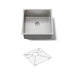 Kohler Strive 18-1/4" undermount single-bowl bar sink