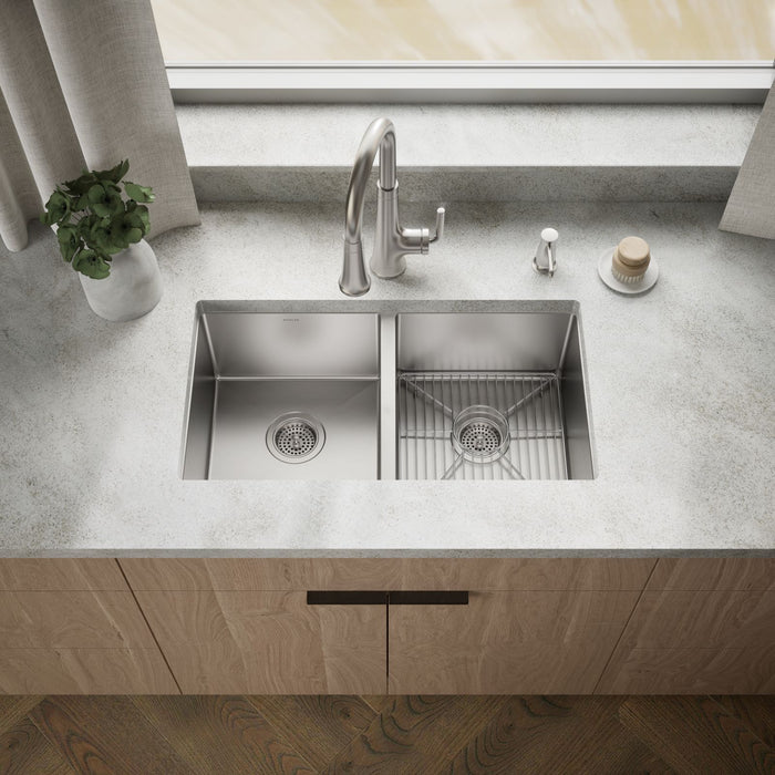 KOHLER K-33154 Strive 29-1/2" undermount double-bowl kitchen sink