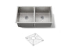 KOHLER K-33154 Strive 29-1/2" undermount double-bowl kitchen sink