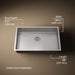 KOHLER K-33156 Strive 29" undermount single-bowl kitchen sink