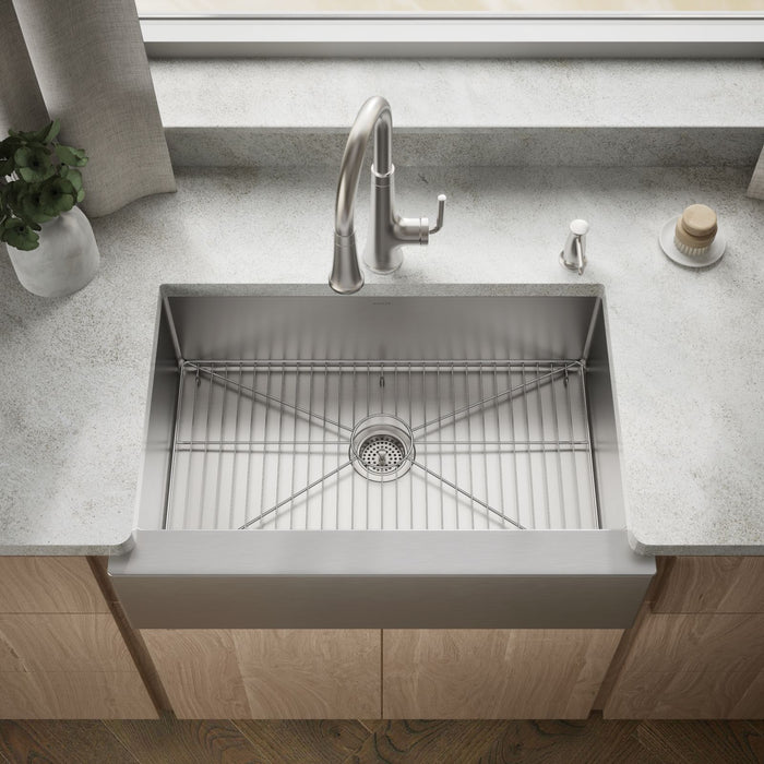 KOHLER K-33157 Strive 32-1/2" undermount single-bowl farmhouse kitchen sink