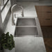 KOHLER K-33159 Strive 35-1/2" undermount double-bowl farmhouse kitchen sink with accessories
