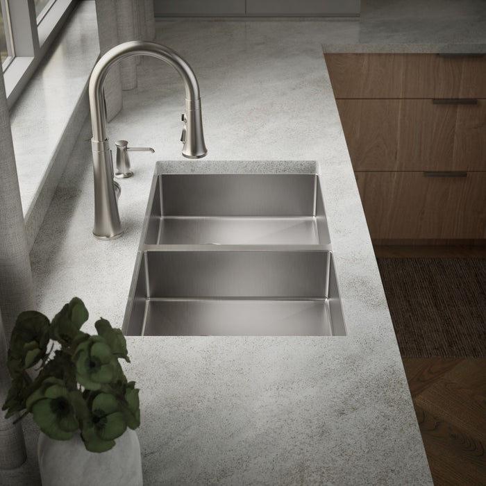 KOHLER K-33160 Strive 32" undermount double-bowl kitchen sink