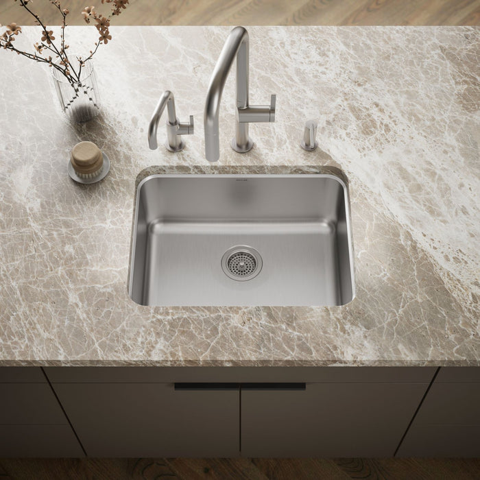 KOHLER K-3325 Undertone 23" undermount single-bowl kitchen sink
