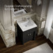 Kohler Alouette 24" bathroom vanity cabinet with sink and quartz top