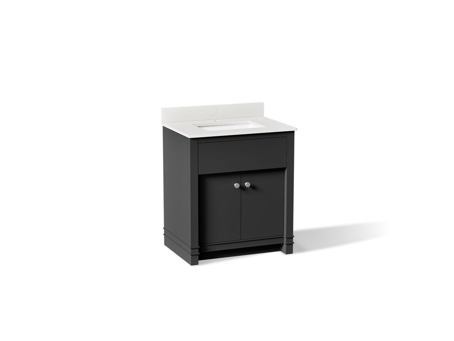 KOHLER K-33265 Alouette 30" bathroom vanity cabinet with sink and quartz top
