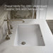 Kohler Alouette 30" bathroom vanity cabinet with sink and quartz top