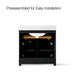 Kohler Alouette 36" bathroom vanity cabinet with sink and quartz top