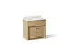 Kohler Alouette 36" bathroom vanity cabinet with sink and quartz top