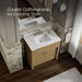 Kohler Alouette 36" bathroom vanity cabinet with sink and quartz top