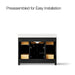Kohler Alouette 48" bathroom vanity cabinet with sink and quartz top