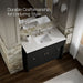 Kohler Alouette 48" bathroom vanity cabinet with sink and quartz top