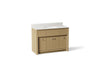 Kohler Alouette 48" bathroom vanity cabinet with sink and quartz top