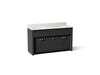 KOHLER K-33293 Alouette 60" bathroom vanity cabinet with sinks and quartz top