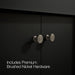 Kohler Alouette 72" bathroom vanity cabinet with sinks and quartz top