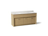 Kohler Alouette 72" bathroom vanity cabinet with sinks and quartz top