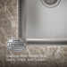 KOHLER Undertone 15-3/4" undermount single-bowl bar sink
