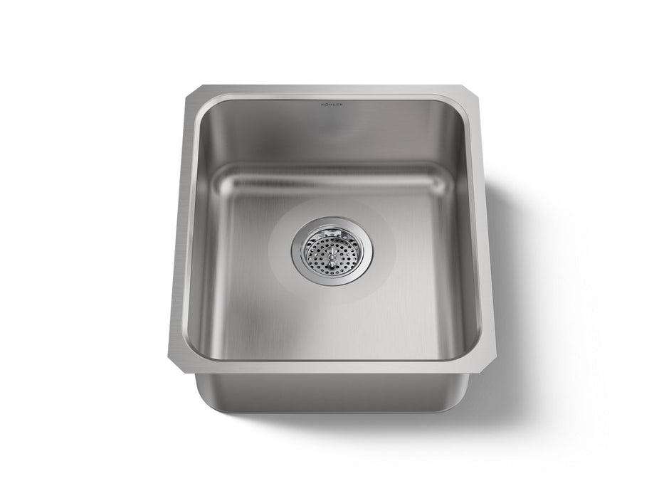 KOHLER K-3331 Undertone 15-3/4" undermount single-bowl bar sink