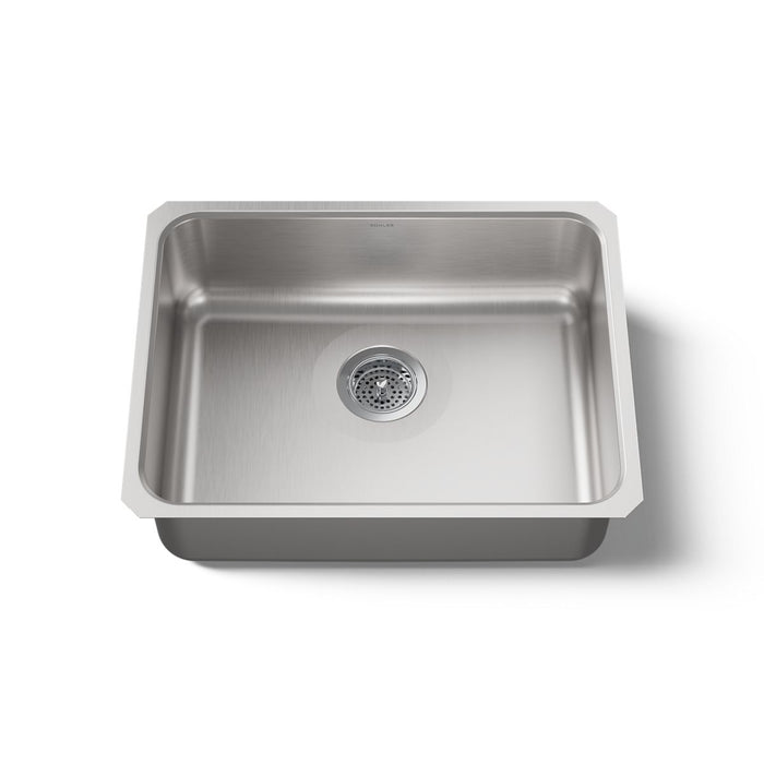 KOHLER Undertone 23" undermount single-bowl kitchen sink