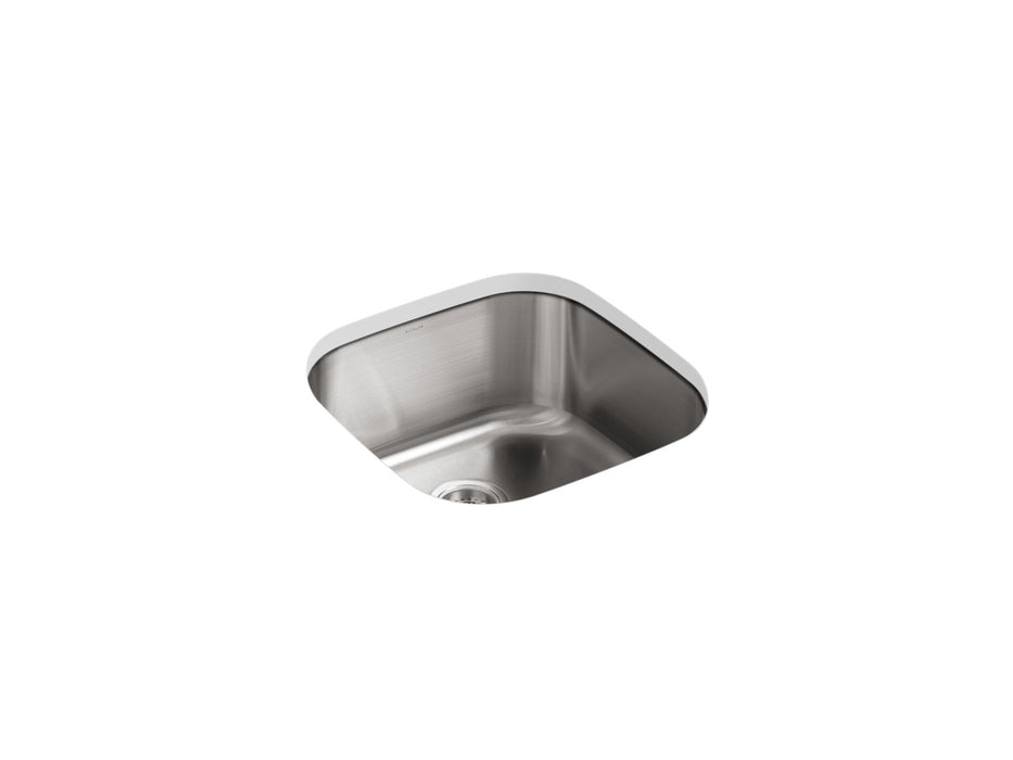 KOHLER Undertone 19-3/4" undermount single-bowl kitchen sink