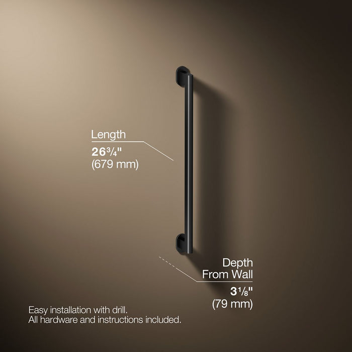 3/4 view of product with dimensions