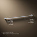3/4 view of product with dimensions