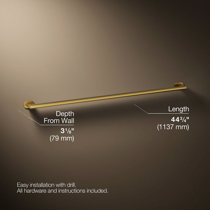 3/4 view of product with dimensions