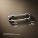 3/4 view of product with dimensions