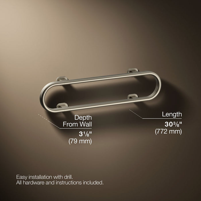 3/4 view of product with dimensions