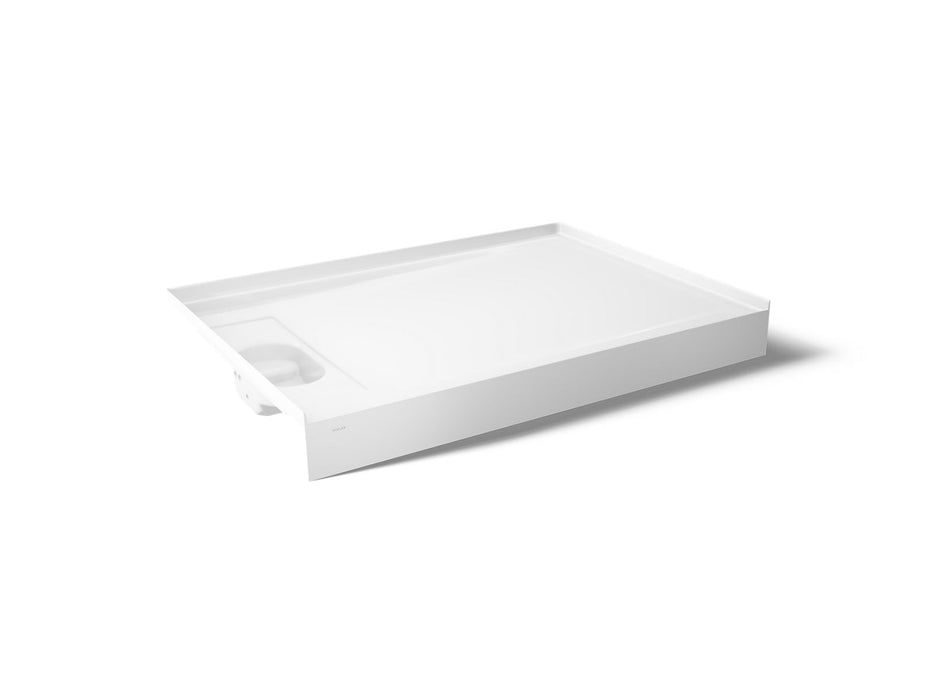 KOHLER K-33471 Anthem EvoCycle 60" x 42" Alcove Shower Base, Left Drain
