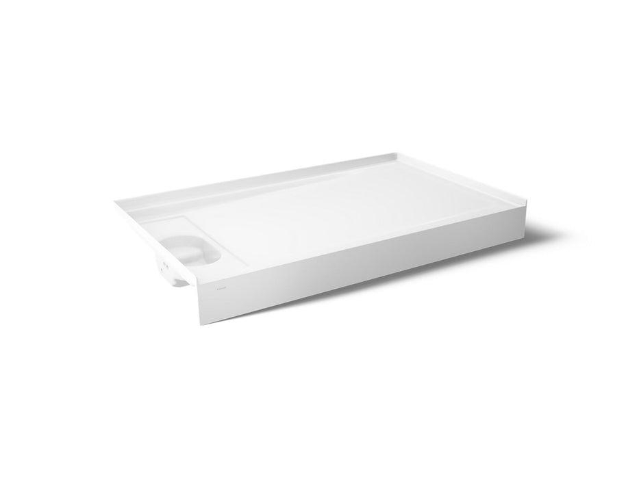 KOHLER K-33475 Anthem EvoCycle 60" x 36" Alcove Shower Base, Left Drain