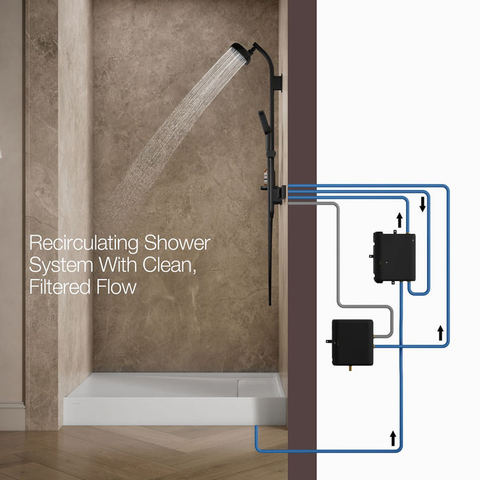 KOHLER K-33478 Anthem EvoCycle 48" x 36" Alcove Shower Base, Right Drain