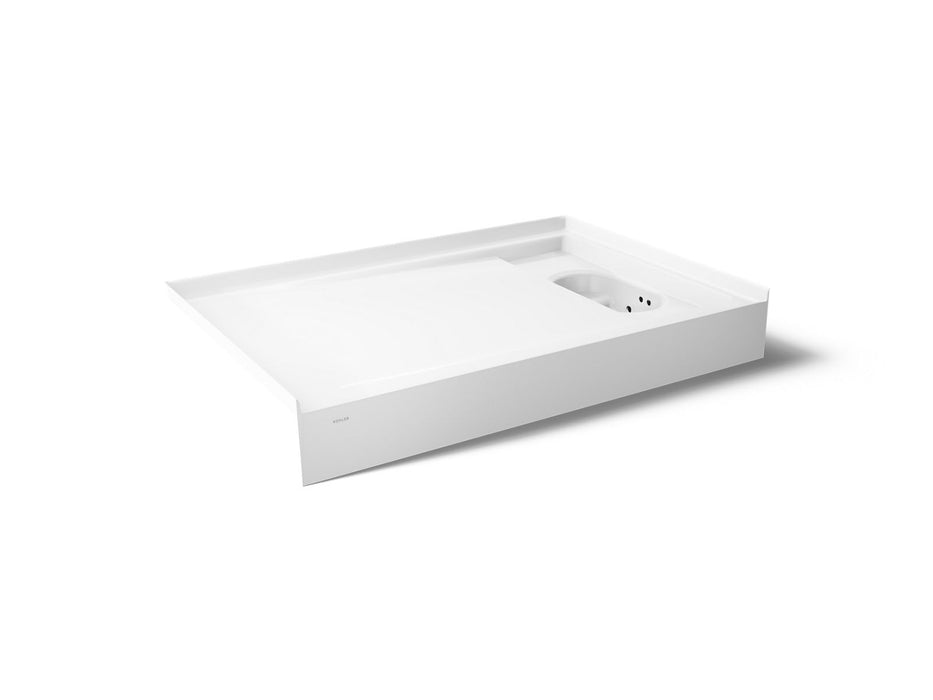 KOHLER K-33480 Anthem EvoCycle 48" x 32" Alcove Shower Base, Right Drain