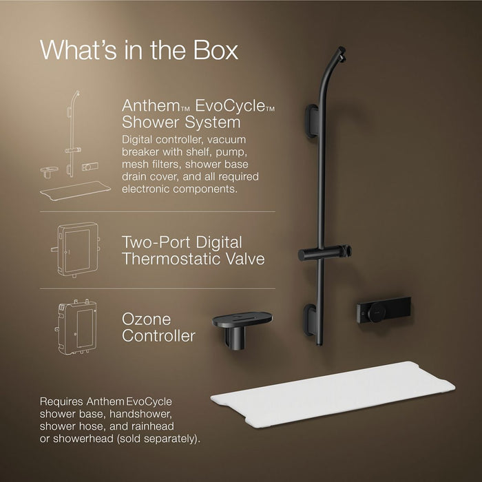 KOHLER K-33481 Anthem EvoCycle Smart shower system