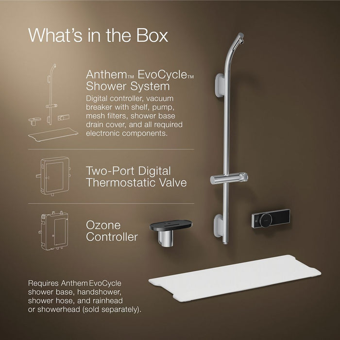 KOHLER K-33481 Anthem EvoCycle Smart shower system