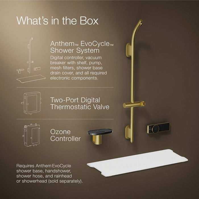 KOHLER K-33481 Anthem EvoCycle Smart shower system