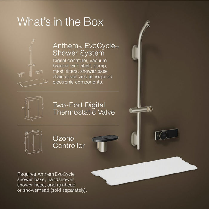 KOHLER K-33481 Anthem EvoCycle Smart shower system