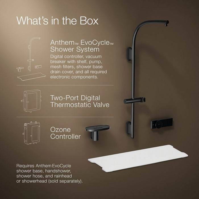 KOHLER K-33482 Anthem EvoCycle Smart shower system