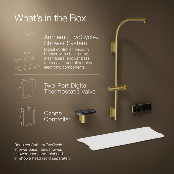 KOHLER K-33482 Anthem EvoCycle Smart shower system