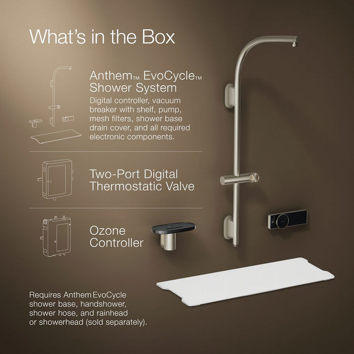 KOHLER K-33482 Anthem EvoCycle Smart shower system