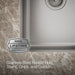 KOHLER Undertone 31-1/2" undermount double-bowl kitchen sink