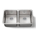 KOHLER Undertone 31-1/2" undermount double-bowl kitchen sink