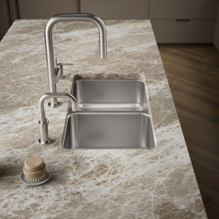 KOHLER K-3351 Undertone 31-1/2" undermount double-bowl kitchen sink