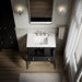 Kohler Hearthaven 30" bathroom vanity cabinet with sink and quartz top