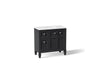 Kohler Hearthaven 36" bathroom vanity cabinet with sink and quartz top
