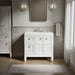 Kohler Hearthaven 36" bathroom vanity cabinet with sink and quartz top
