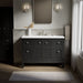 Kohler Hearthaven 48" bathroom vanity cabinet with sink and quartz top