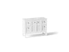 Kohler Hearthaven 48" bathroom vanity cabinet with sink and quartz top