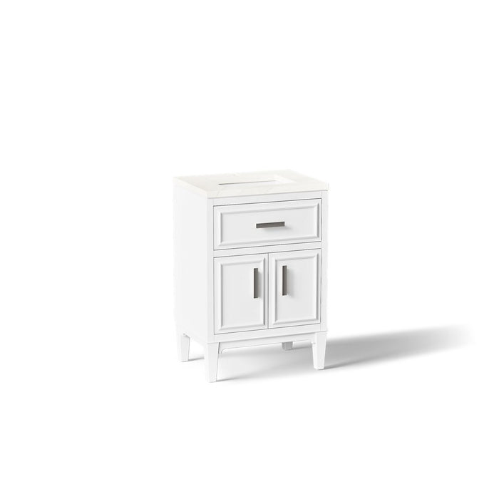 Kohler Southerk 24" bathroom vanity cabinet with sink and quartz top
