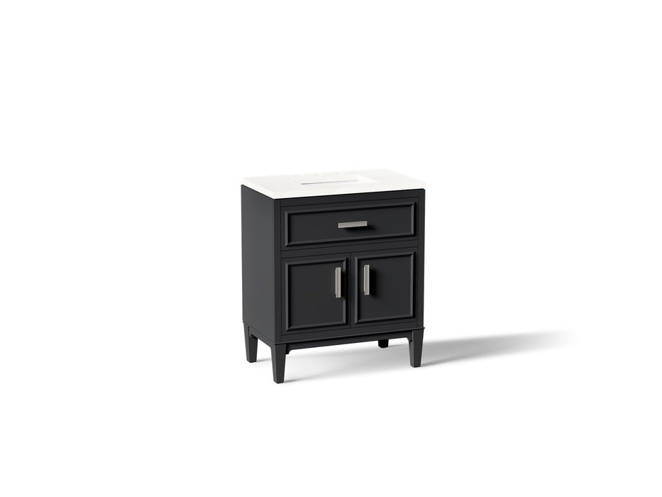 Kohler Southerk 30" bathroom vanity cabinet with sink and quartz top